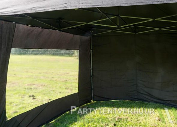 Easy up tent 3x3 meter voorkant huren - Partytentverhuur Assen
